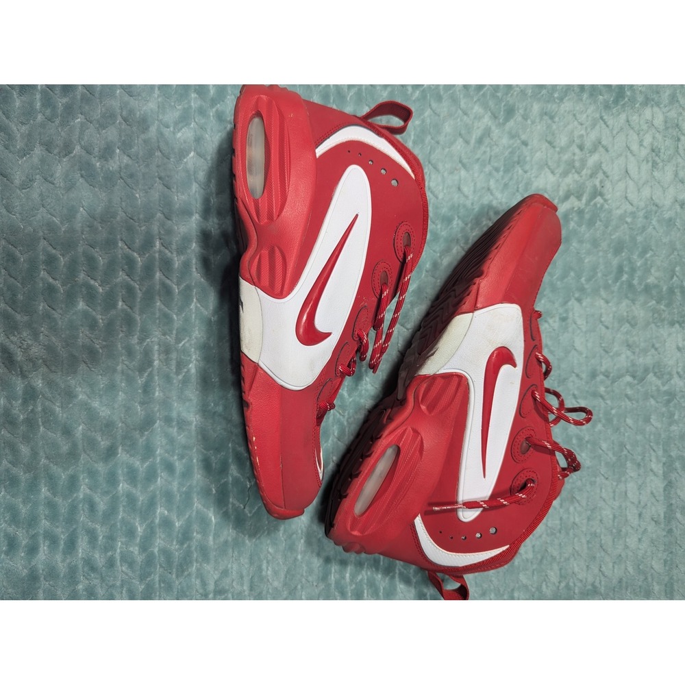 Nike Air Way Up University Red White Basketball Shoes 579945-600 Mens 11